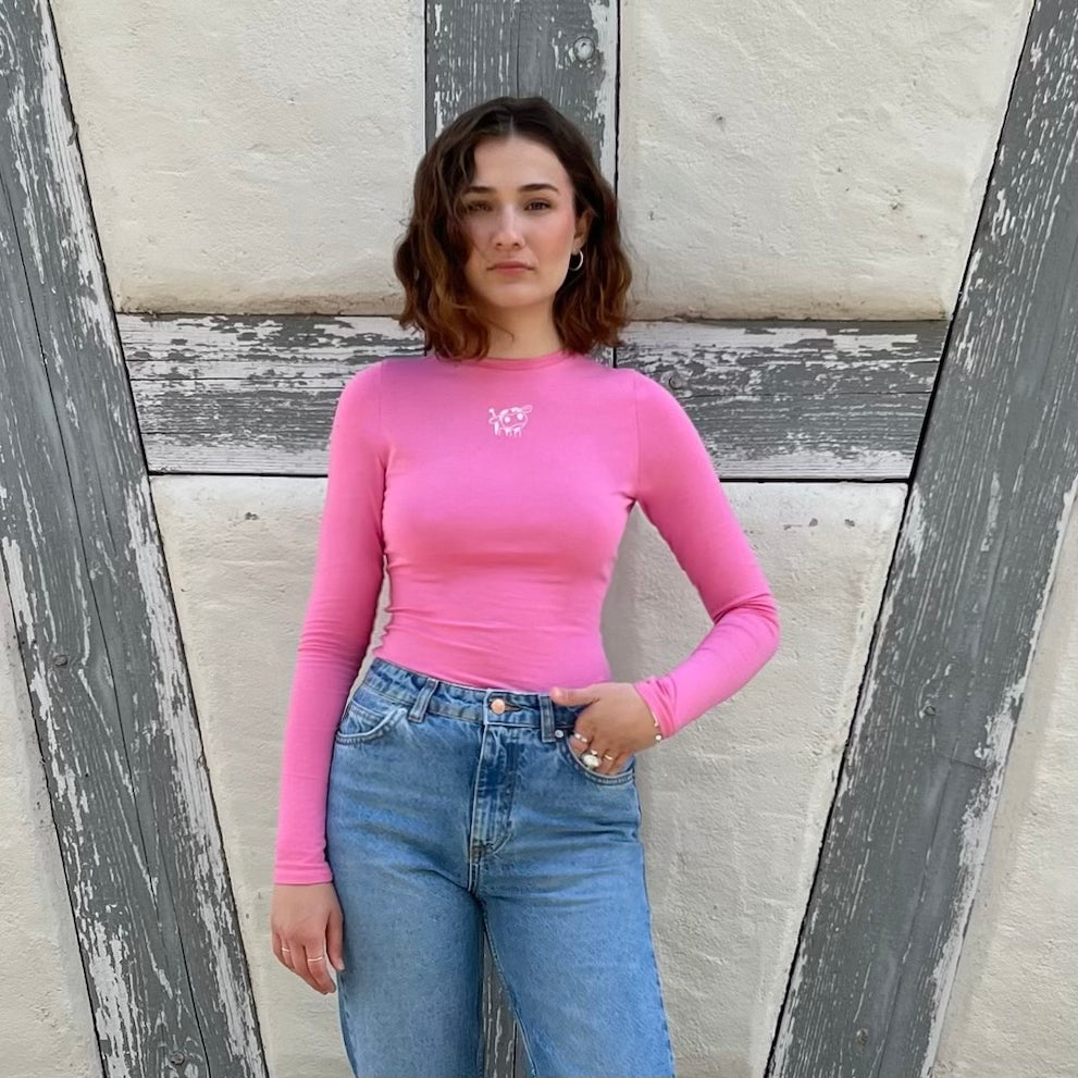 PINK MUUH LONGSLEEVE